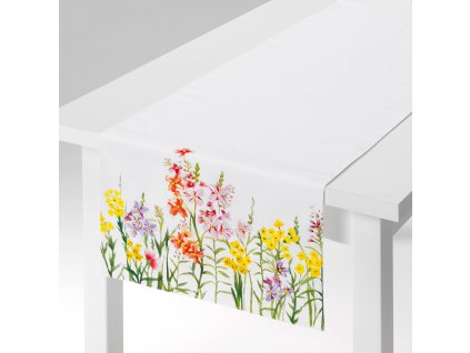 Dekorační běhoun / štola z polyesteru Juicy Flowers 40 x 150 cm AMBITION