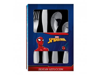 Sada dětských nerezových příborů Spiderman Spidey 4-díly DISNEY