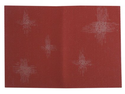 Podložka na stůl PVC / PS Velvet Red Stars 30 x 45 cm AMBITION