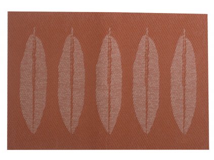 Podložka na stůl PVC / PS Velvet Red Leaf 30 x 45 cm AMBITION