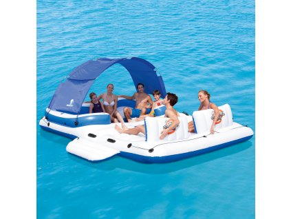 Nafukovací raft s mini bazénem Tropical Breeze 389 x 274 cm BESTWAY