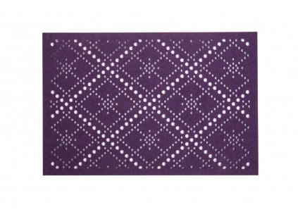 Podložka na stůl z plsti Pretty Violet Romby 45 x 30 cm AMBITION