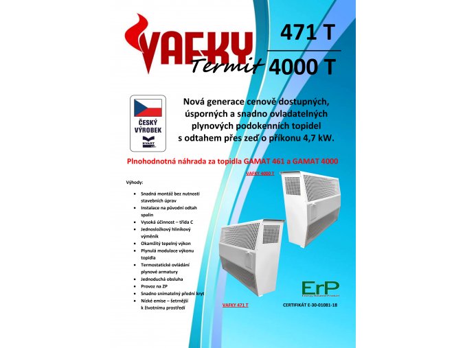 VAFKY 4000 T - modelová řada 2022