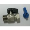 890-0015 Přímý kohout s převlečnou maticí 3/4" - modrý