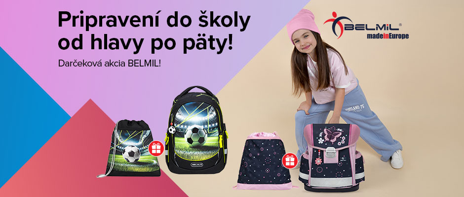 akcia školská taška + vak na telesnú výchovu