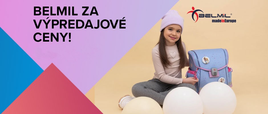 Výpredajové ceny na peračníky, aktovky, tašky a vrecúška Belmil.
