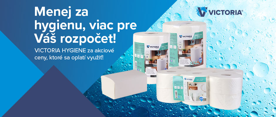 VICTORIA HYGIENE za akciové ceny, ktoré sa oplatí využiť!
