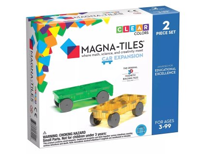 Magnetická stavebnica Cars 2 dielna Green/yellow