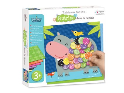 Tvorenie z filcu Na savane 3+