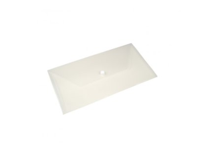 Kartus obal DL 225x105 mm PP zapínací s gombíkom transparentný