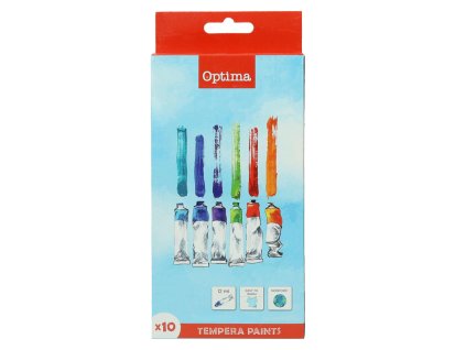 Optima temperové farby 10 x 12 ml