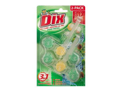 Dix 3D WC blok závesný 2 x 40 g borovica