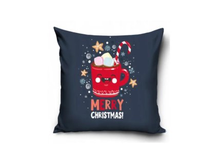 vianocna obliecka na vankusik hrncek 40 40cm pnl204022