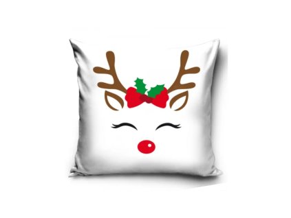 vianocna obliecka na vankusik sobik 40 40cm xmas191117