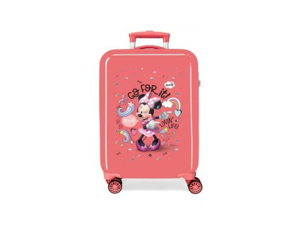 abs cestovny kufor minnie mouse loving life 55x38x20cm 34l 4721721 small
