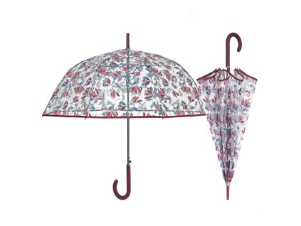 damsky priehladny dazdnik s listkami perletti time 26447