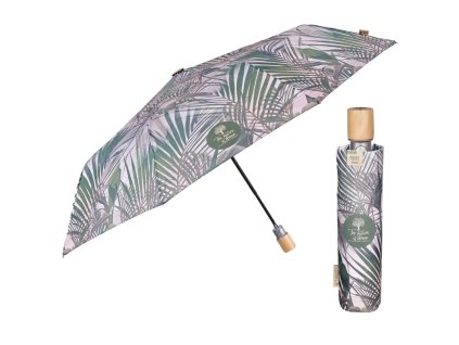 elegantny skladaci damsky dazdnik perletti green kenzia 19158