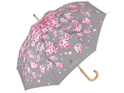 elegantny damsky dazdnik perletti green fiore di pesco 19155