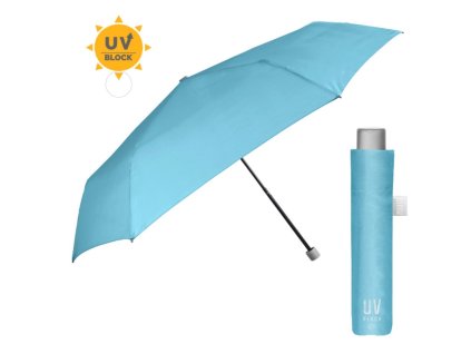 skladaci dazdnik s uv filtrom perletti time azzurro pastello 26409
