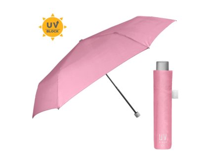 skladaci dazdnik s uv filtrom perletti time rosa pastello 26409