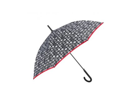 damsky automaticky dazdnik perletti time bianco e nero 26367