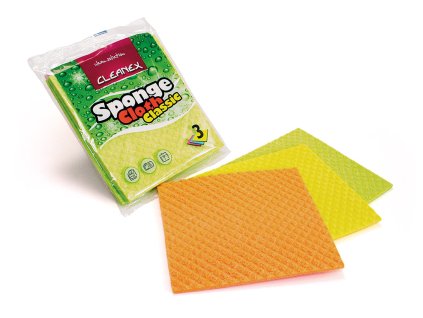 špongiová utierka 18x15 cm 3 ks balenie