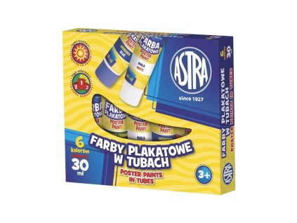 temperove farby v tube astra 6x30ml 83119900