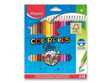 farbičky Maped color peps 24