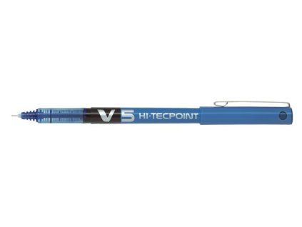 PILOT Hi-Tecpoint V5 roller s vrchnákom 0,3 mm modrý