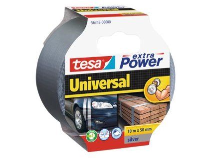 TESA Extra Power textilná páska 50 mm x 10 m strieborná