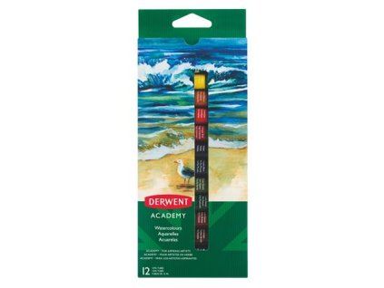 DERWENT Academy tempera sada 12 ks 12 ml