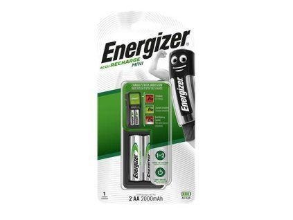 ENERGIZER Mini nabíjačka batérií AA/AAA + 2x AA 2000 mAh 1 ks