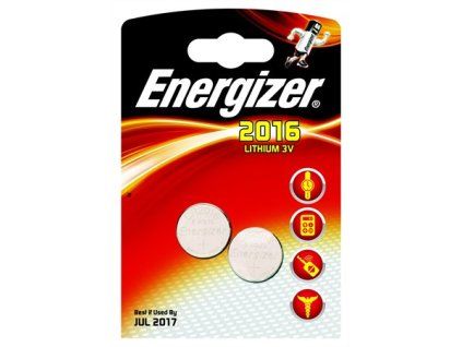 ENERGIZER batéria CR2016 gombíková 2 ks