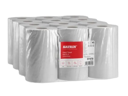 Katrin Classic S2 97470 - 3389 papierové utierky v rolke 2 vrstvové 75 m