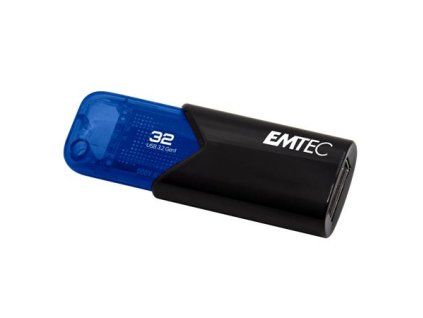 EMTEC B110 Click Easy USB kľúč USB 3.2 32 GB čierno-modrý