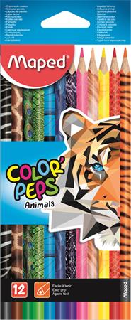 Maped Color Peps Animal farbičky 12 ks