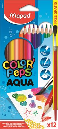 Maped Color Peps Aqua farbičky 12 ks