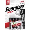 ENERGIZER Max batérie AAA mikrotužková 4 ks