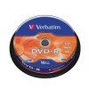 VERBATIM DVD-R disk AZO 4,7GB 10 ks cake box