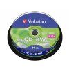 VERBATIM CD-RW disk prepisovateľný SERL 700MB 10 ks cake box