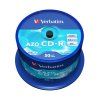 VERBATIM DataLife Plus CD-R disk Jewelcase AZO 700MB 50 ks cake box