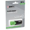 EMTEC B110 Click Easy USB kľúč USB 3.2 64 GB čierno-zelený