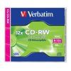 VERBATIM CD-RW disk prepisovateľný SERL 700MB 1 ks klasický obal