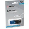 EMTEC B110 Click Easy USB kľúč USB 3.2 32 GB čierno-modrý