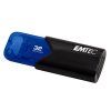 EMTEC B110 Click Easy USB kľúč USB 3.2 32 GB čierno-modrý