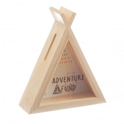 LDW203 B Bear Camp Adventure Fund Money Box Side