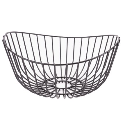 4709 1 cerna kovova misa na ovoce 27cm 160620b