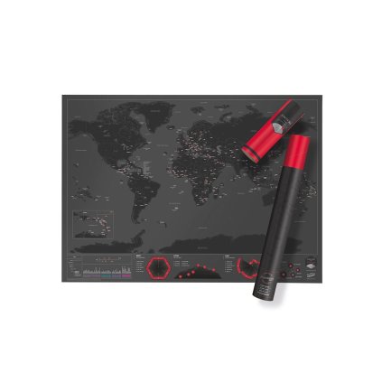 SCRATCH MAP CAPITALS EDITION 1