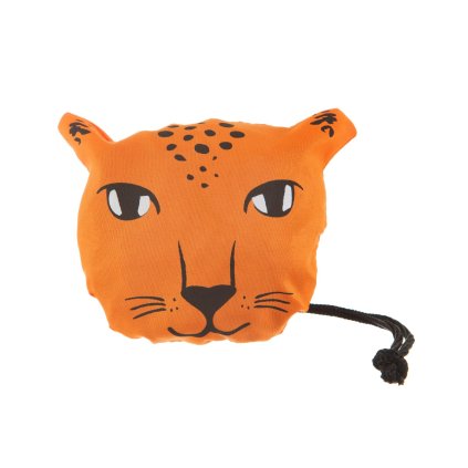 VAL057 A Leopard Love Folable Shopping Bag Front