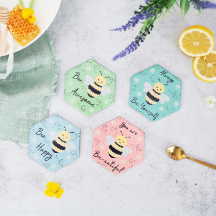 XDC320 F QueenBee Coasters Green GAlwaysBeeYourself Lifestylejpg